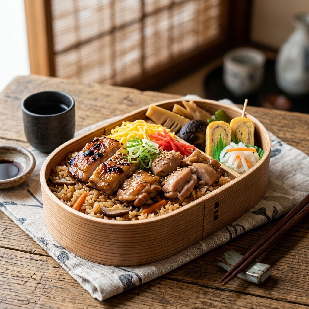 比内地鶏の鶏めし