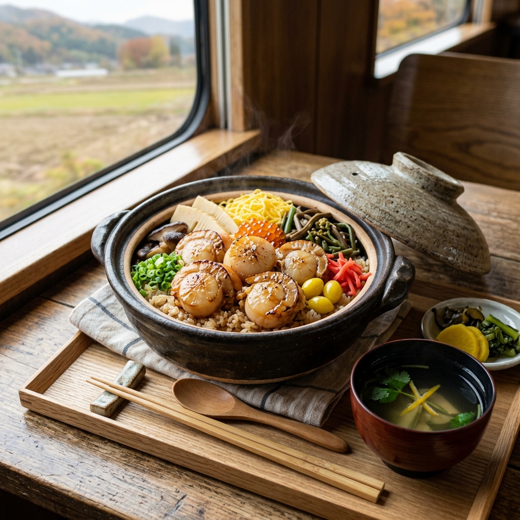 帆立釜めし