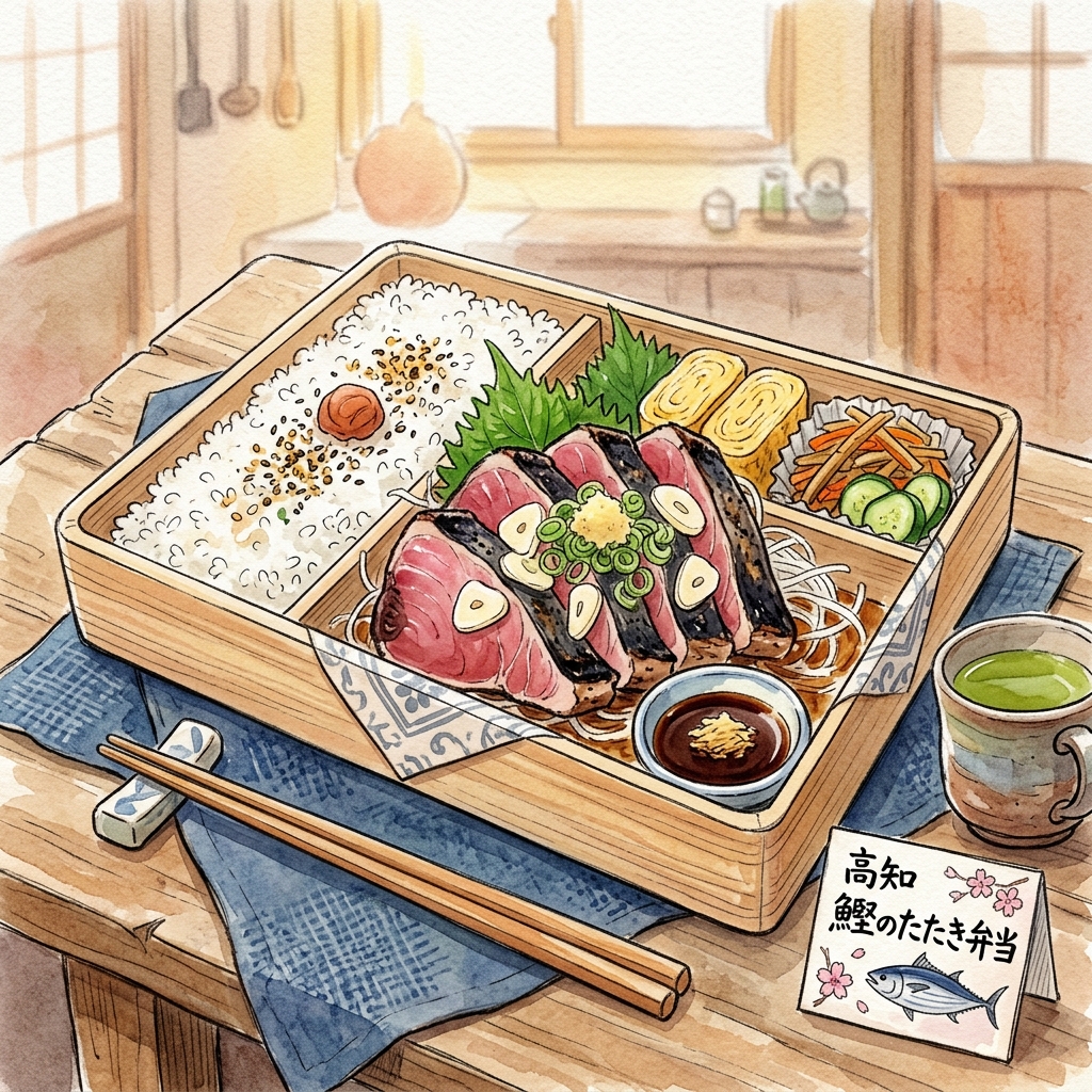 かつおのたたき弁当