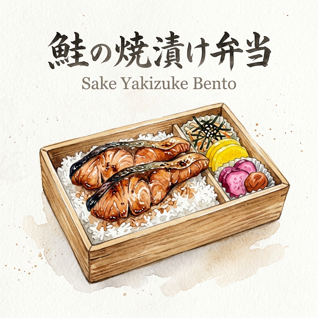 特撰 鮭の焼漬け弁当